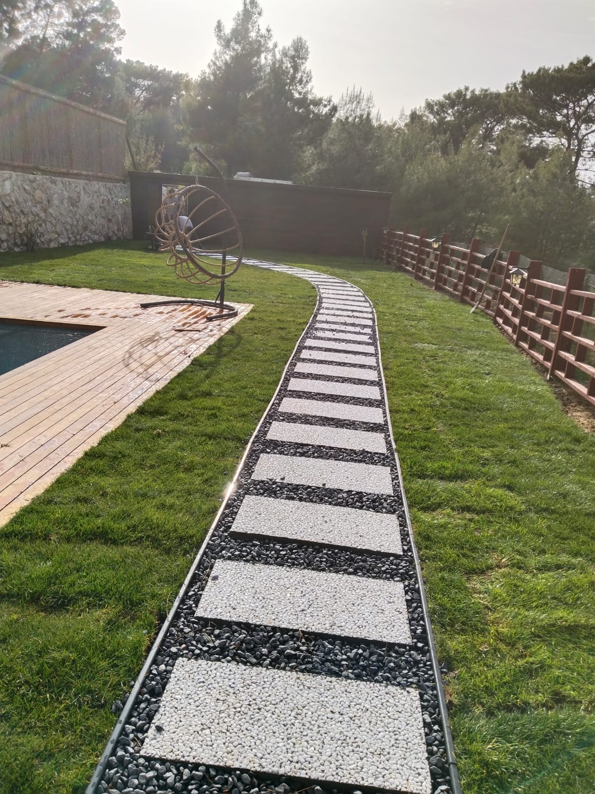 Faralya Adım Taşı Ve Çim Uygulamamız